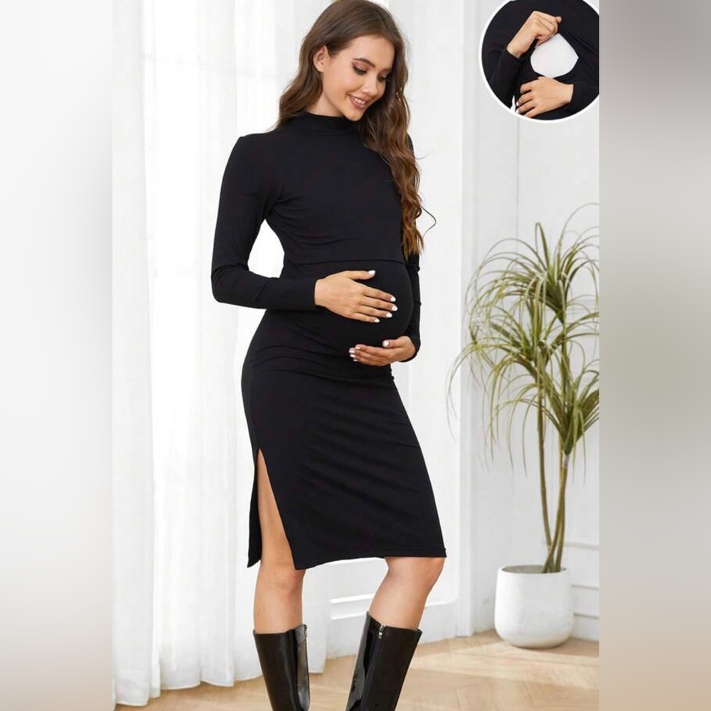 Maternity Dress Black Small